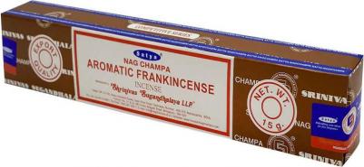 Благовония Aromatic Frankincense, Ладан Сатья, ароматические палочки, индийские, для дома, медитации, 15г – фото 3