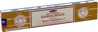 Сандаловое Дерево Бангалор - 15 гр, ароматические благовония, палочки, Sandal Wood Bangalor - Сатия, Сатья – фото 1
