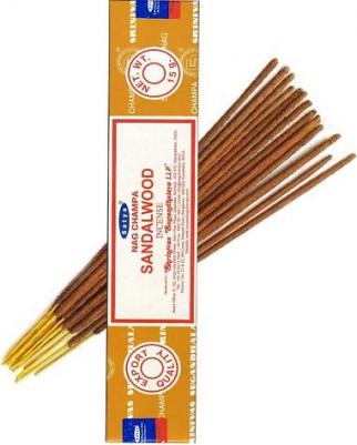 Сандаловое Дерево Бангалор - 15 гр, ароматические благовония, палочки, Sandal Wood Bangalor - Сатия, Сатья – фото 2