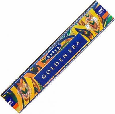 Золотая Эра - 15 гр, ароматические благовония, палочки, Golden Era - Сатия, Сатья