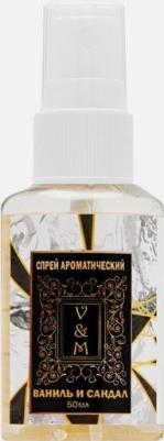 Ароматический спрей для дома и офиса Vanilla and Sandalwood 50 мл