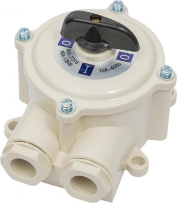 Выключатель пакетный 1-кл. 16А IP56 ПВ2-16 М1 пл. беж. pv-2-16-4 – фото 1