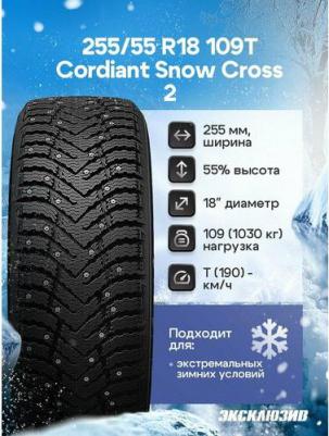 Snow Cross 2 255/55/R18 109T