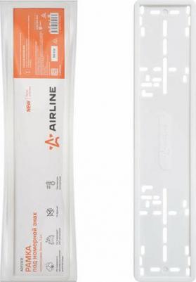 Рамка под номерной знак, силиконовая, 1 шт, черная ADFC005 – фото 1