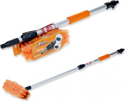 Щетка-швабра, с насадкой для шланга, щеткой 20 см, телескоп до 100 см AB-H-04 – фото 1