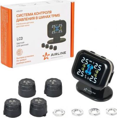 Система контроля давления в шинах TPMS, 4 внешних датчика, дисплей мини AEBJ001