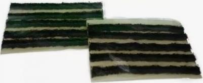 Жгуты для ремонта б/к шин, 6x100мм, 50 шт, черные, бумажн. подложка, в коробке ATRS209 Жгуты из бутилкаучука используются для заделывания проколов