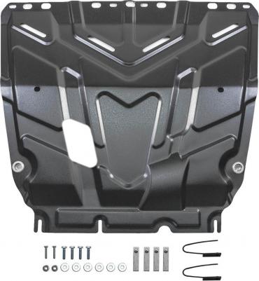 Защита картера и КПП Ford C-MAX/Grand C-Max/Focus/Kuga, сталь 1.4 мм, AM.1850.2 – фото 2