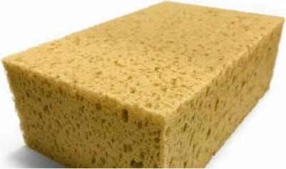Губка поролоновая (крупнопористая) 193x125x70 мм SP-17