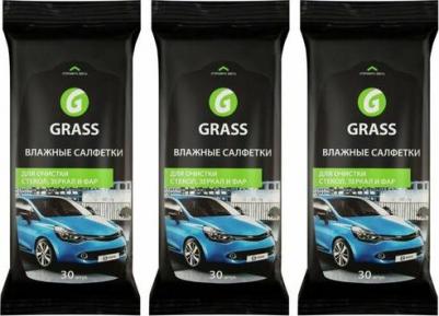 Салфетки влажные для стекол зеркал фар, 30 шт – фото 4