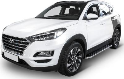 Алюминиевые пороги для Kia Sportage 2016- Premium – фото 2
