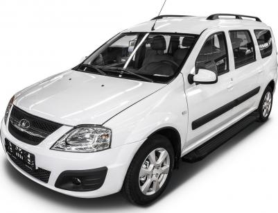 Автомобильные пороги для Lada Largus универсал 2012-2021 г.в./Largus Cross универсал 2014-2021 г.в. F193ALB.6001.2