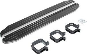 Автомобильные пороги для Mitsubishi L200 IV 2006-2019 2018-н.в. Premium