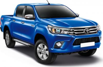 Пороги на автомобиль для Toyota Hilux VIII 2015-2020-н.в. Bmw-Style