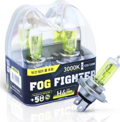 Лампа высокотемпературная FOG FIGHTER H4 12V 60/55W 3000K - 2 шт – фото 3