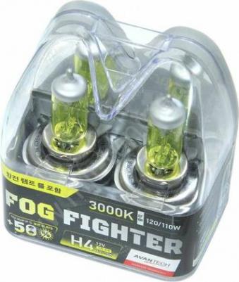 Лампа высокотемпературная FOG FIGHTER H4 12V 60/55W 3000K - 2 шт – фото 7