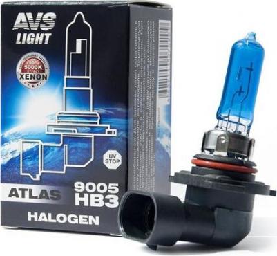 Лампа галогенная ATLAS BOX /5000К/ HB3/9005.12V.65W (1 шт.) – фото 1