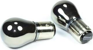 Лампа Vegas CHROME в блистере 12V. PY21W "orange" смещ.штифт - 2шт – фото 2