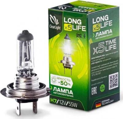 Лампа H7 12V-55W LongLife MLH7LL (1шт) – фото 6