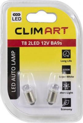 Светодиодная Led лампа автомобильная T8 2LED 12V (T4W)/комплект 2 шт – фото 1