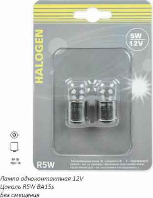 Лампа накаливания автомобильная цоколь ba15s 12В 21Вт GIP06074 – фото 1