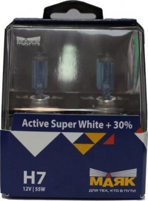 Лампа 12V H7 55W +30% PX26d SUPER WHITE 2 шт. картон 82720SW+30new – фото 1