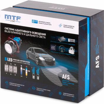 Система автоматического поворотного света AFS с двухчиповой BILED линзой, с датчиком положения руля и шаговым мотором. Светодиодные модули ближнего и – фото 1