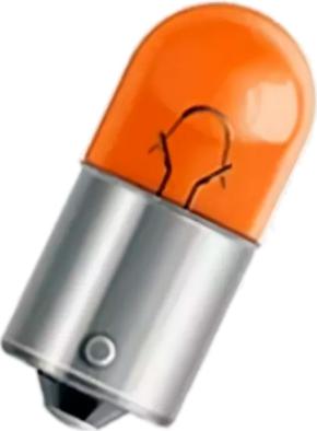 17317 Лампочка цокольная RY10W 12V-10W (BAU15s) оранжевая – фото 2