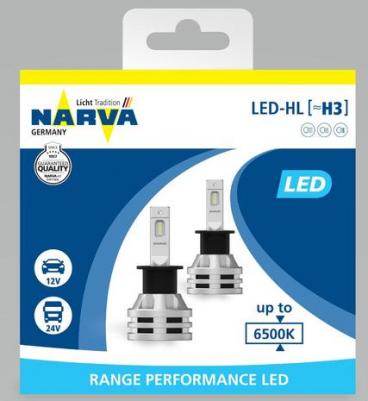 Комплект светодиодных ламп LED H3 RPL2 12В/24В 6500К X2 – фото 1