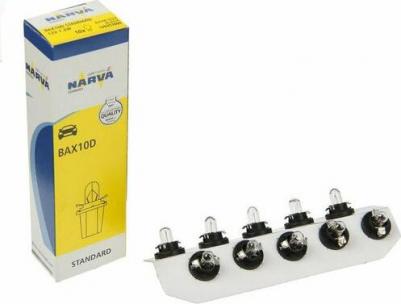 Лампа 12v Bax10d 1,2w Bax8,5d/2 Black 1 Шт. Картон 17035 арт. 17035