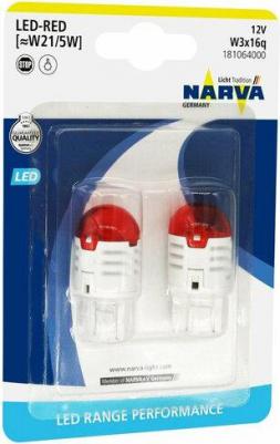 Лампа накаливания автомобильная цоколь w3x16q 12В 21Вт 181064000 – фото 1