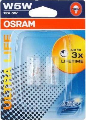 Автолампа 2825ult-02b W5w 12v 5w W2,1x9,5d Ultra Life арт. 2825ULT02B – фото 3