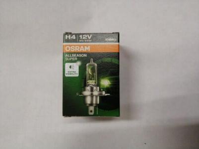 Автолампа H4 60/55 P43t+30% ALLSEASON SUPER 3000K 12V /10/100 HIT