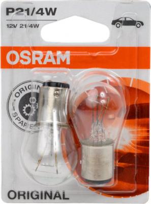 Автолампа P21/4W BAZ15d 12V /1/10 – фото 1