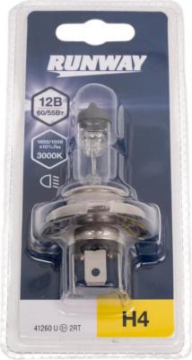 Лампа автомобильная, Н4, RW-H4-b, галоген, 12v 60/55w, блистер