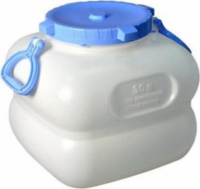 Фляга пищевая с ручками пластиковая белая, 30 л – фото 5