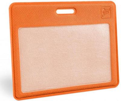 Держатель для пропуска, бейджа, чехол для карт доступа/Карман обложка для проездного, горизонтальный 4660054692086 – фото 2