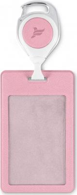 Держатель для пропуска, бейджа, чехол для карт доступа с рулеткой / Карман обложка для проездного – фото 2