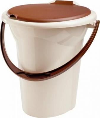 Ведро-туалет Лотос, коричневый – фото 9