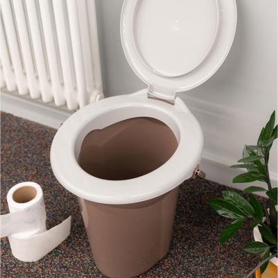 Ведро-туалет Лотос, коричневый – фото 10