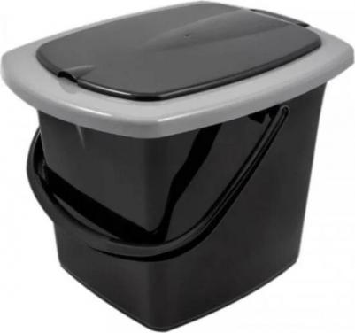 Ведро-туалет со съемной крышкой 16л, PT9079