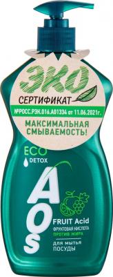 Средство для мытья посуды Fruid Acid Фруктовая кислота против жира 450мл – фото 6