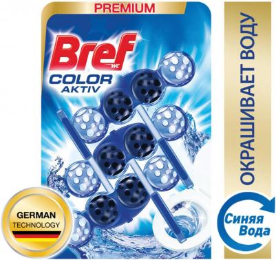 Освежитель WC твердый 3х50 г Active, "С хлор-компонентом", 2393778 – фото 6