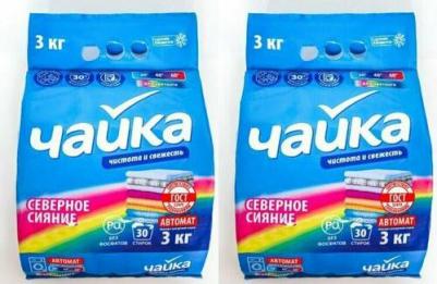 Стиральный порошок "Северное сияние", для цветного белья, автомат, 3 кг