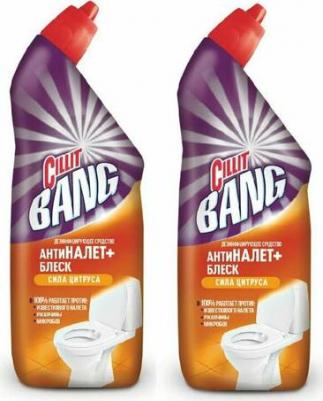 Средство дезинфицирующее для туалета Анти-налет+Блеск Сила цитруса 750мл – фото 13