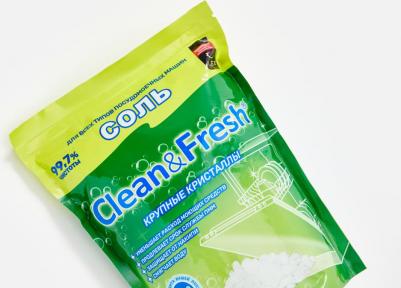 Соль для ПММ гранулированная 1,5 кг Дой-пак – фото 2