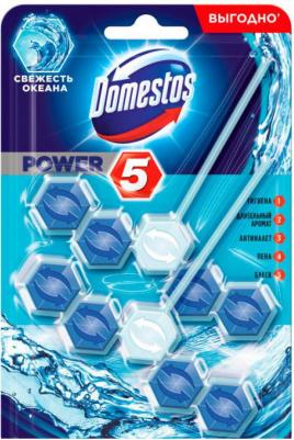 Блок для очищения унитаза "Power 5. Свежесть Океана", 2 х 55 г – фото 6