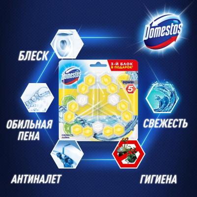 Блок для унитаза Свежесть лайма 3*55г – фото 15