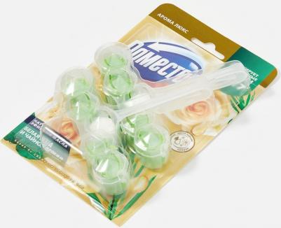 Блок туалетный Aroma Lux Duo Свежесть зеленого чая 2*50г – фото 1