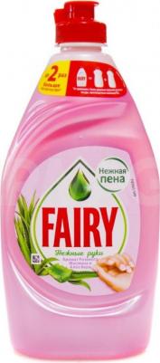 Средство для мытья посуды Oxi Нежные руки Розовый жасмин и Алоэ Вера – фото 2